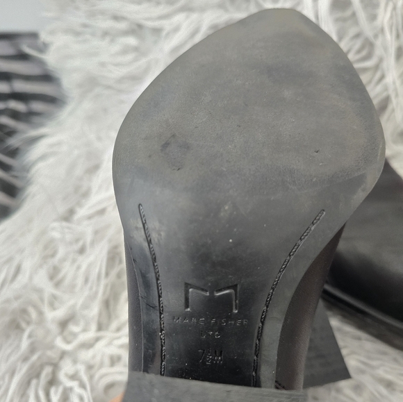 Marc Fisher Black Ankle Boots - Picture 8 of 14